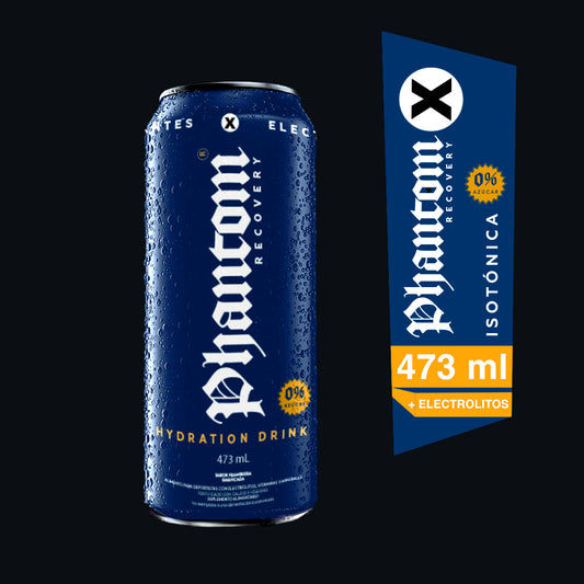 Phantom Recovery - Bebida Isotónica Gasificada Recovery Drink 473cc